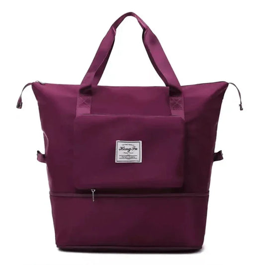 👜 Bolso Plegable Multifuncional – Ideal para Viajes, Mamás y Uso Diario